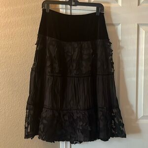 Notations black skirt